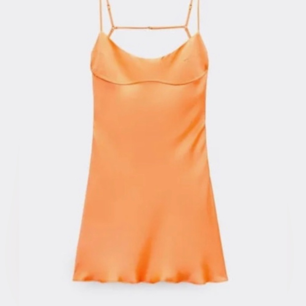 Zara mini slip dress
